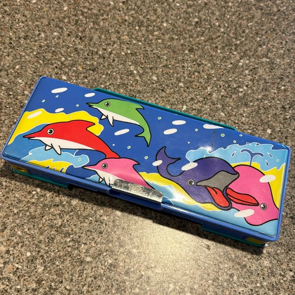 Vintage Flomo Pencil Box